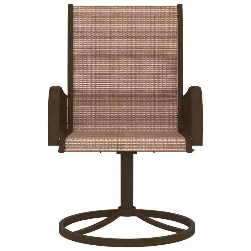 vidaXL Juego de Comedor de Jardín de 2 Piezas Textilene, Acero con Recubrimiento en Polvo