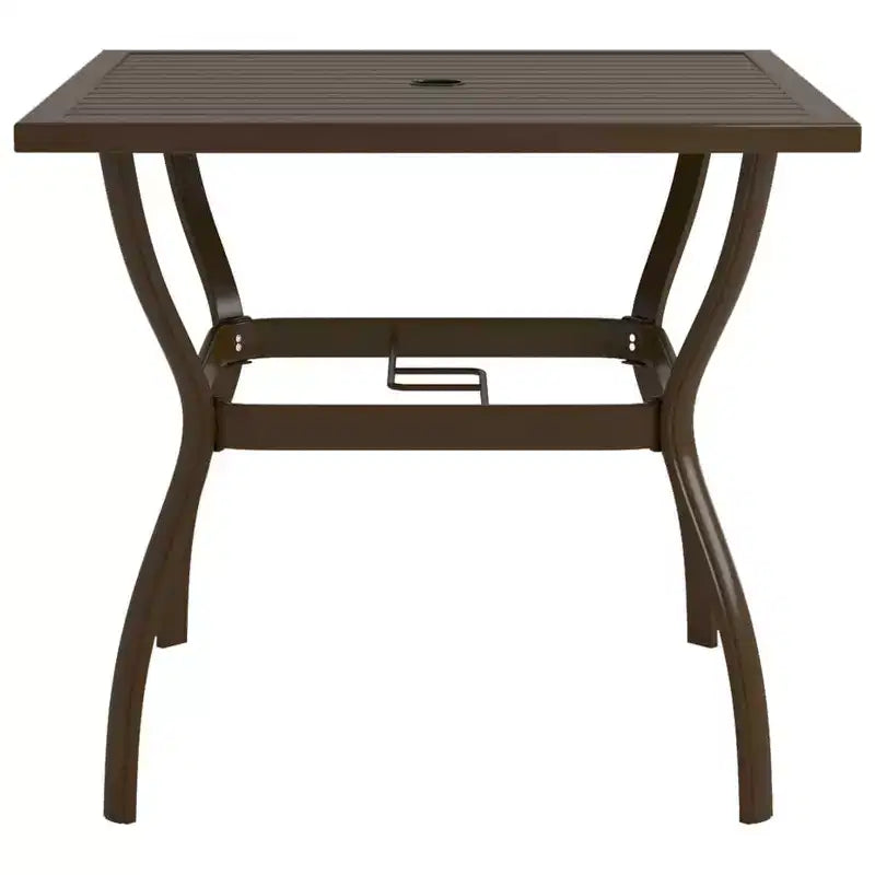 vidaXL Juego de Comedor de Jardín de 2 Piezas Textilene, Acero con Recubrimiento en Polvo