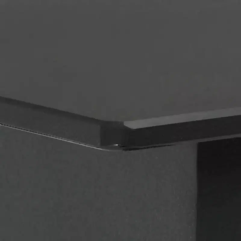 vidaXL Juego de comedor de ratán PE negro, aluminio, cristal, acero, 5 piezas