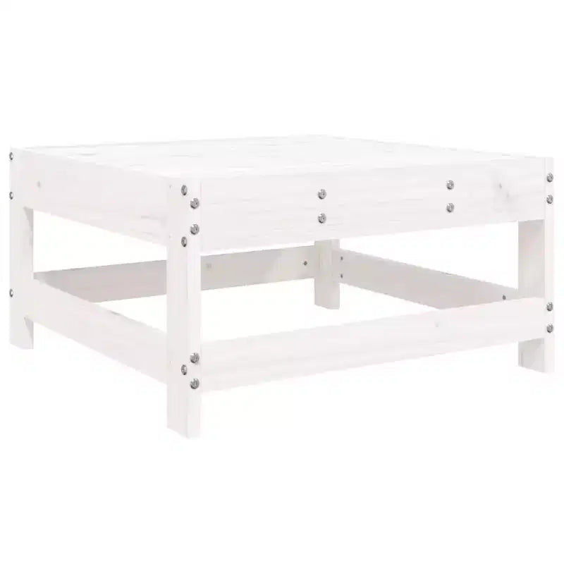 vidaXL Juego de salón de jardín Madera natural Madera de pino maciza Modular de 7 piezas