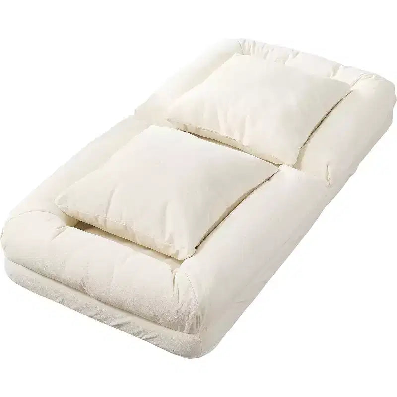Convertible Human Dog Bed, Lazy Sofa Bed with Adjustable Backrest 5 Positions, Bean Bag Lounge Chair, Large Pet Bed with Metal Frame, for Living Room