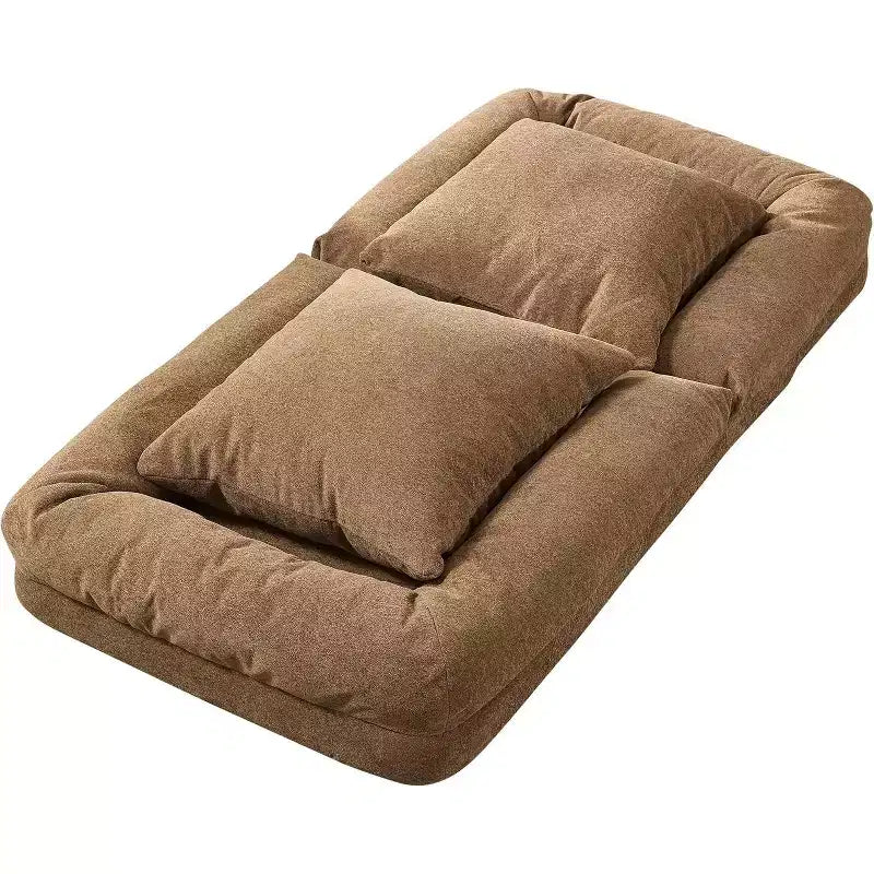 Convertible Human Dog Bed, Lazy Sofa Bed with Adjustable Backrest 5 Positions, Bean Bag Lounge Chair, Large Pet Bed with Metal Frame, for Living Room