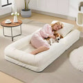 Convertible Human Dog Bed, Lazy Sofa Bed with Adjustable Backrest 5 Positions, Bean Bag Lounge Chair, Large Pet Bed with Metal Frame, for Living Room