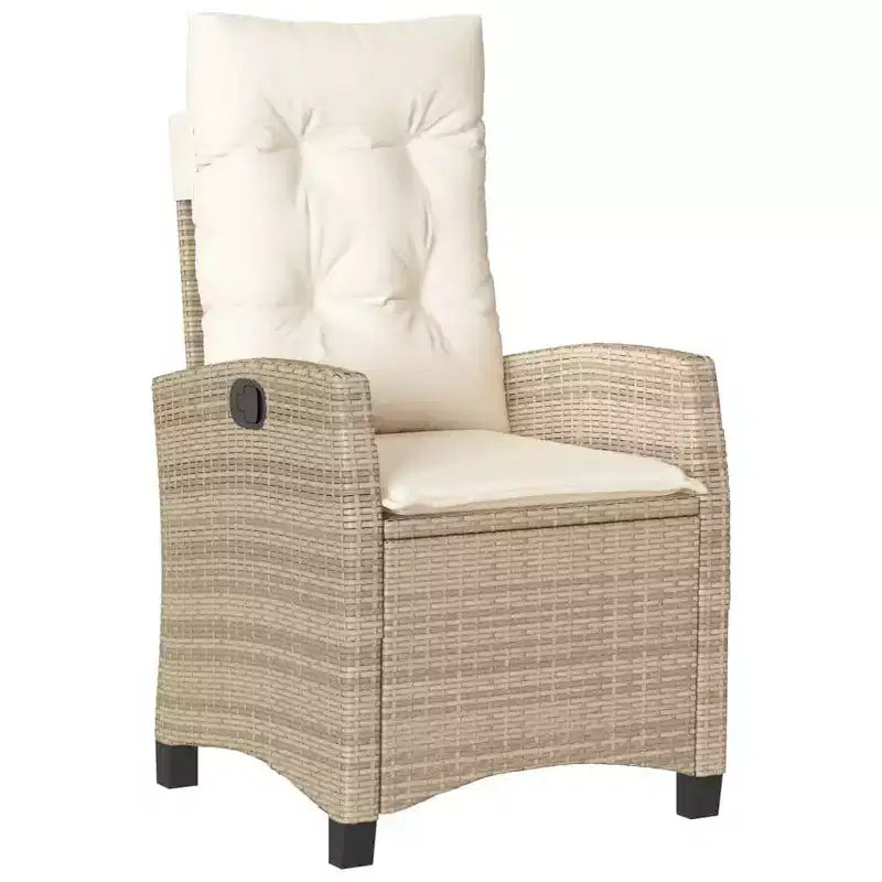 vidaXL Ensemble de salle à manger de jardin beige et marron