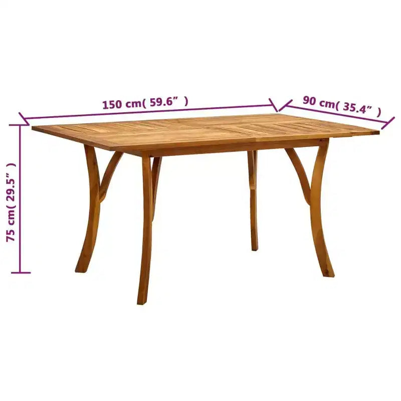 vidaXL Patio Dining Set