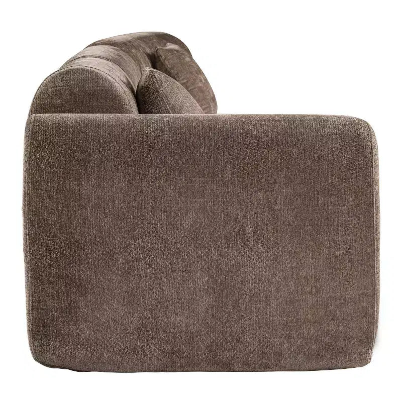 Christopher Knight Home Isolde 140 Modern 4-Seater Upholstered Curved Sectional Sofa