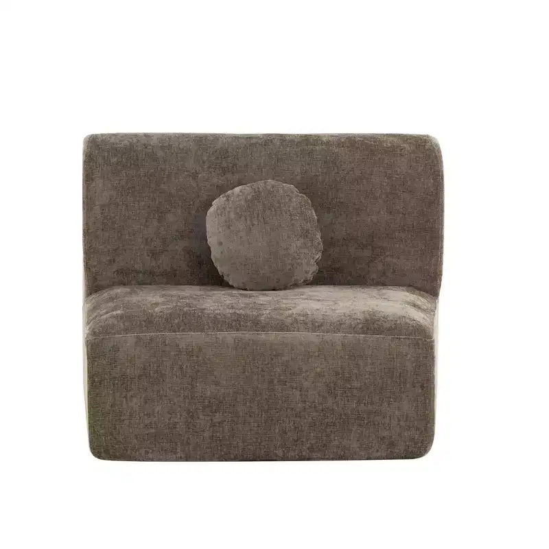 Christopher Knight Home Isolde 140 Modern 4-Seater Upholstered Curved Sectional Sofa