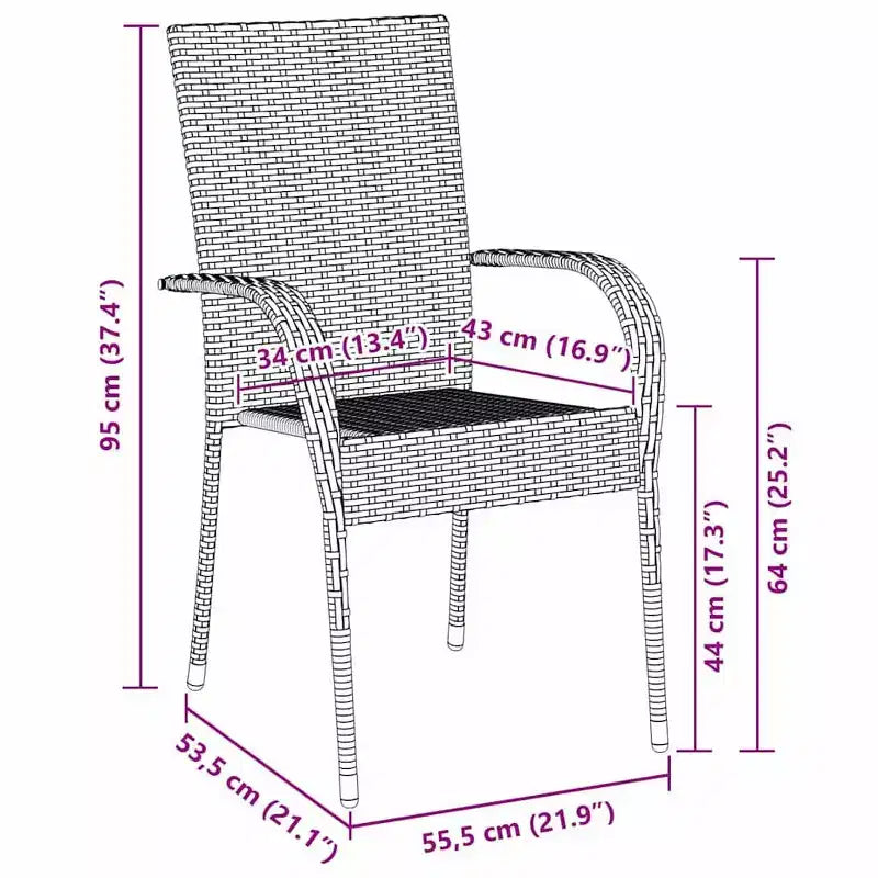 vidaXL Conjunto de Comedor de Jardín 5 Piezas Acero con Recubrimiento en Polvo Gris