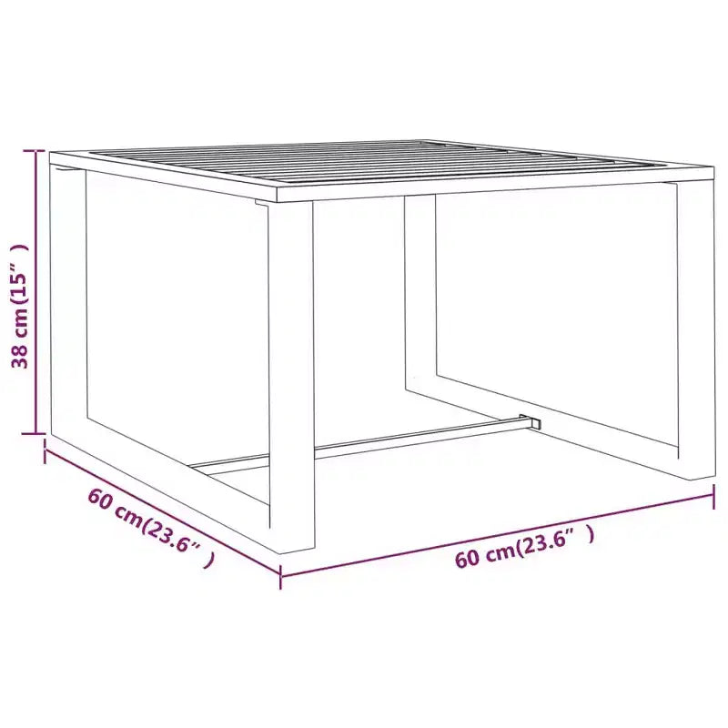 vidaXL Conjunto de Salón de Jardín de 11 Piezas con Cojines Aluminio Antracita