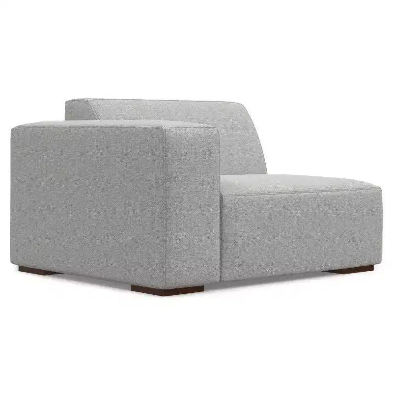 WyndenHall Biggs 2 Seater Sofa and Right Chaise Pale Gray