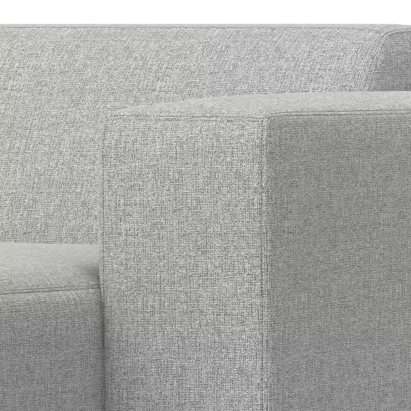 WyndenHall Biggs 2 Seater Sofa and Right Chaise Pale Gray