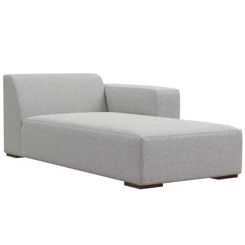 WyndenHall Biggs 2 Seater Sofa and Right Chaise Pale Gray