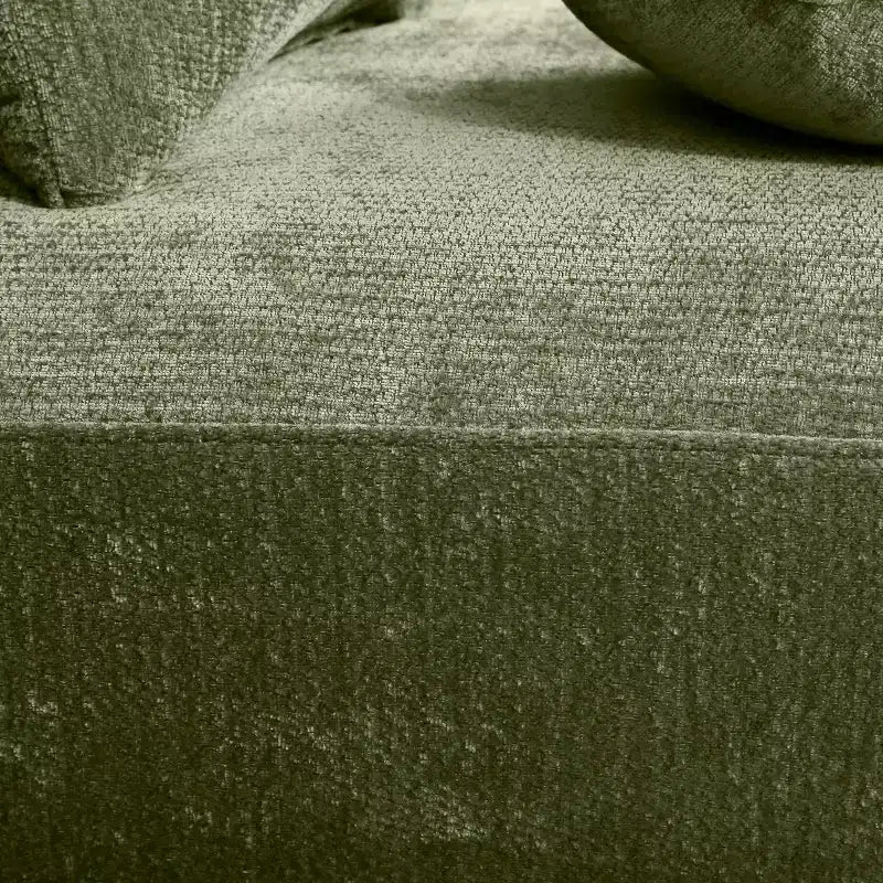 Christopher Knight Home Lyla 140" Modern Fully Compressed Sponge 5 Seater Curved Sectional Sofa Green