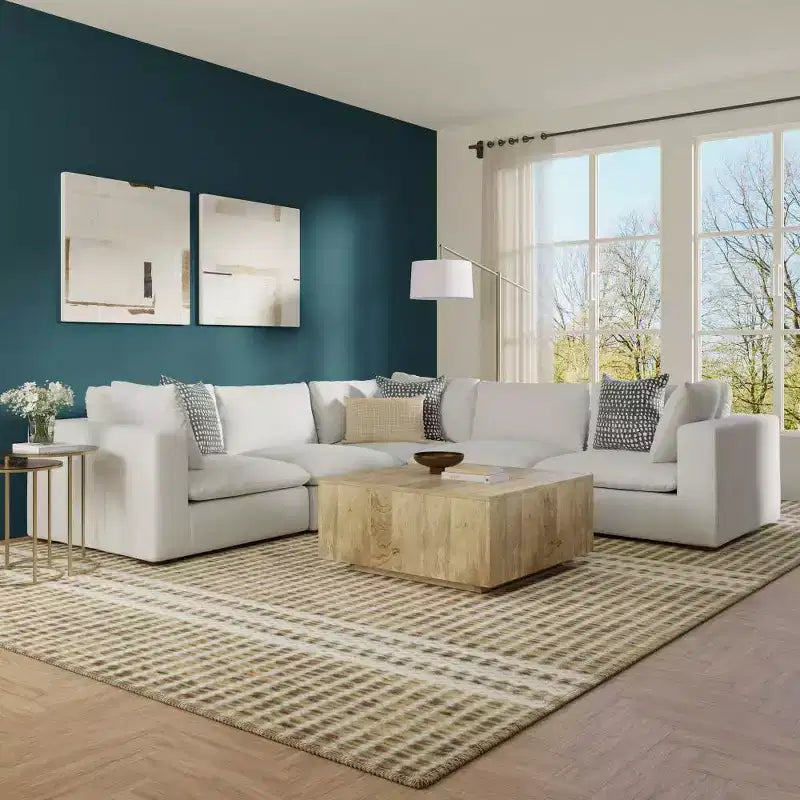 WyndenHall Marlee Corner Sectional Cloud Gray