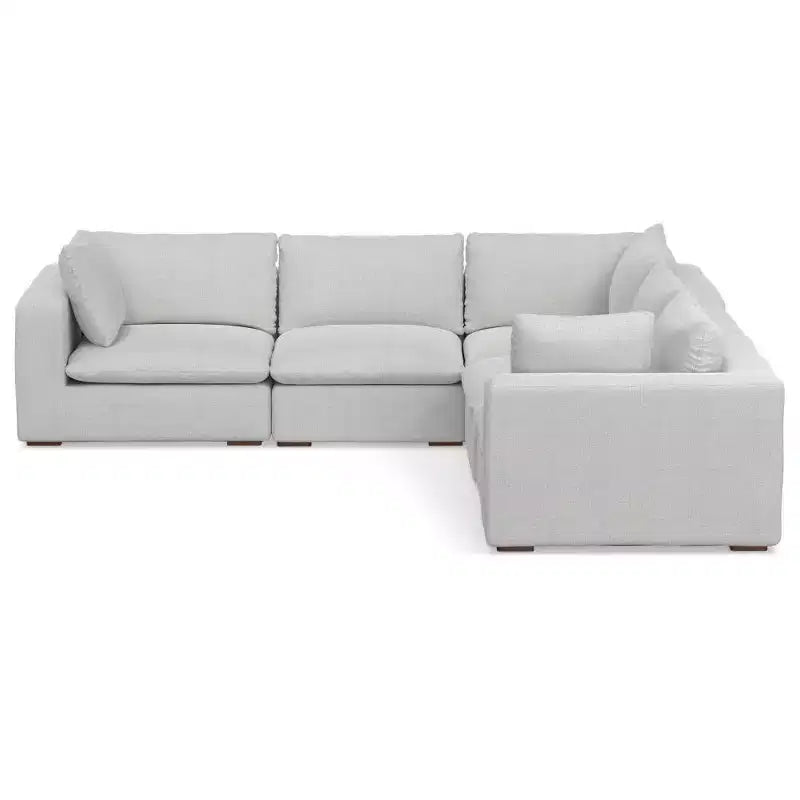 WyndenHall Marlee Corner Sectional Cloud Gray