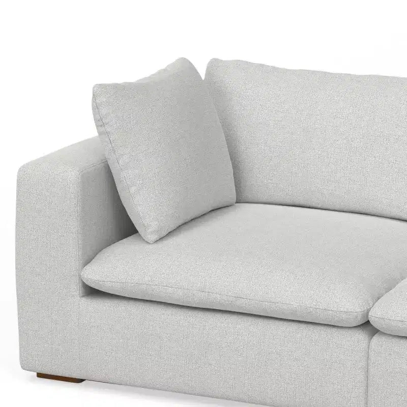 WyndenHall Marlee Corner Sectional Cloud Gray