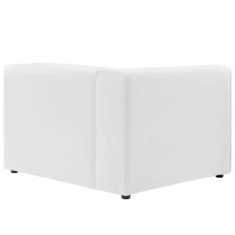 2pc Mingle Vegan Leather Sectional Sofa Loveseat - Modway