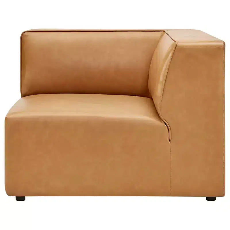 Mingle Vegan Leather Corner Chair - Modway