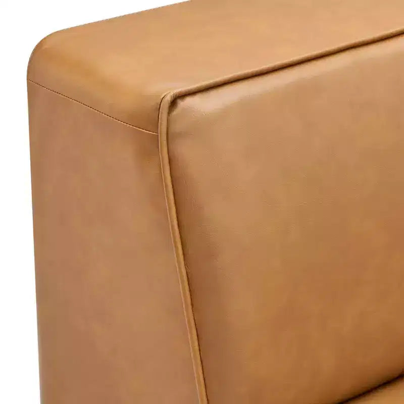 Mingle Vegan Leather Corner Chair - Modway