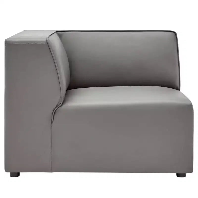 Mingle Vegan Leather Corner Chair - Modway