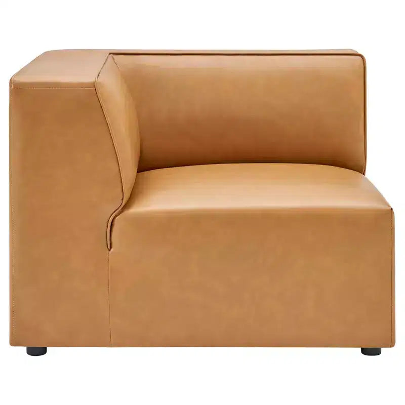 Mingle Vegan Leather Corner Chair - Modway