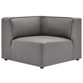 Mingle Vegan Leather Corner Chair - Modway