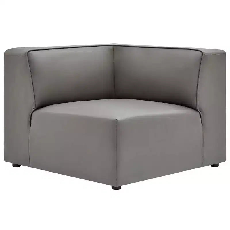 Mingle Vegan Leather Corner Chair - Modway