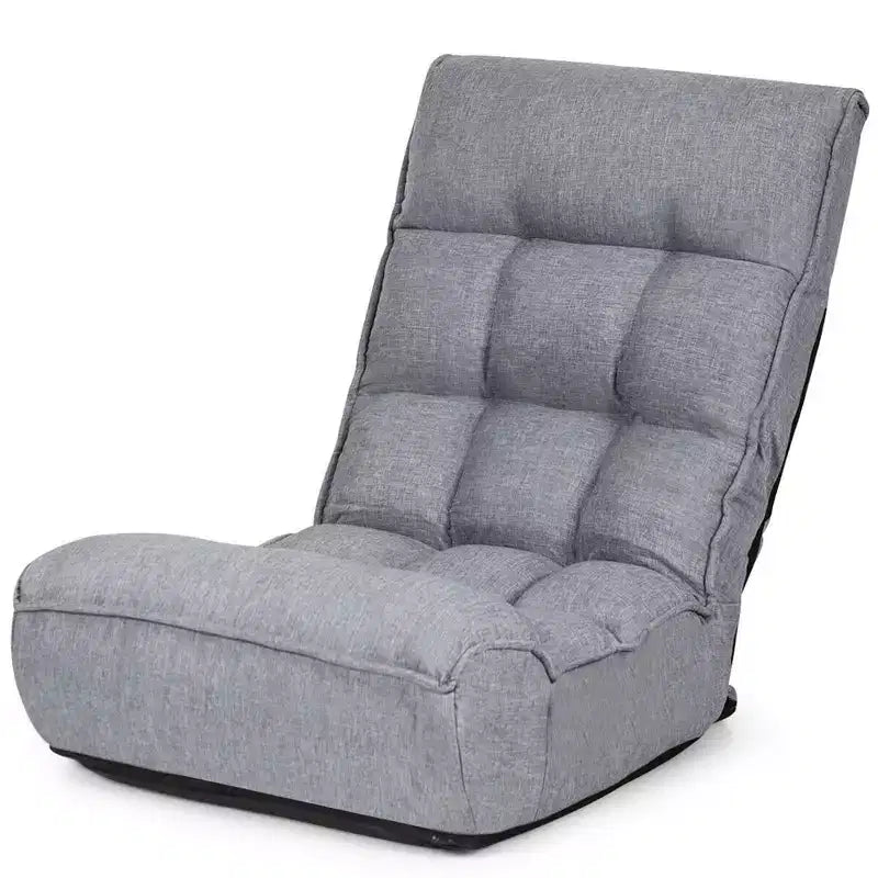 Costway 4-Position Floor Chair Folding Lazy Sofa w/Adjustable Backrest & Headrest