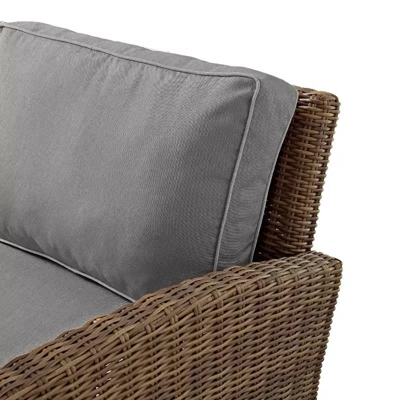 Fauteuils berçants pivotants d'extérieur en acier Bradenton 3 pièces - Crosley