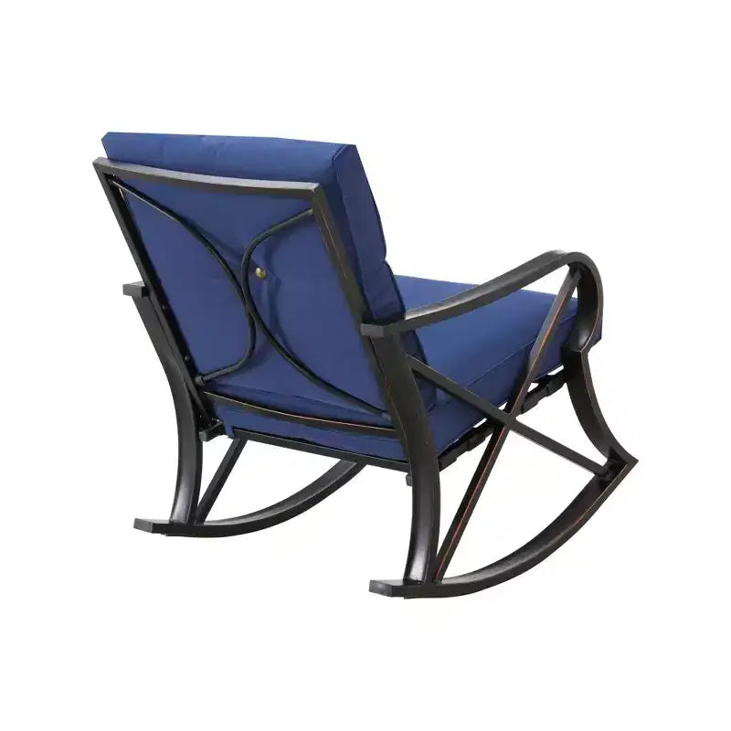 Ensemble de 3 fauteuils à bascule pour patio - Patio Festival
