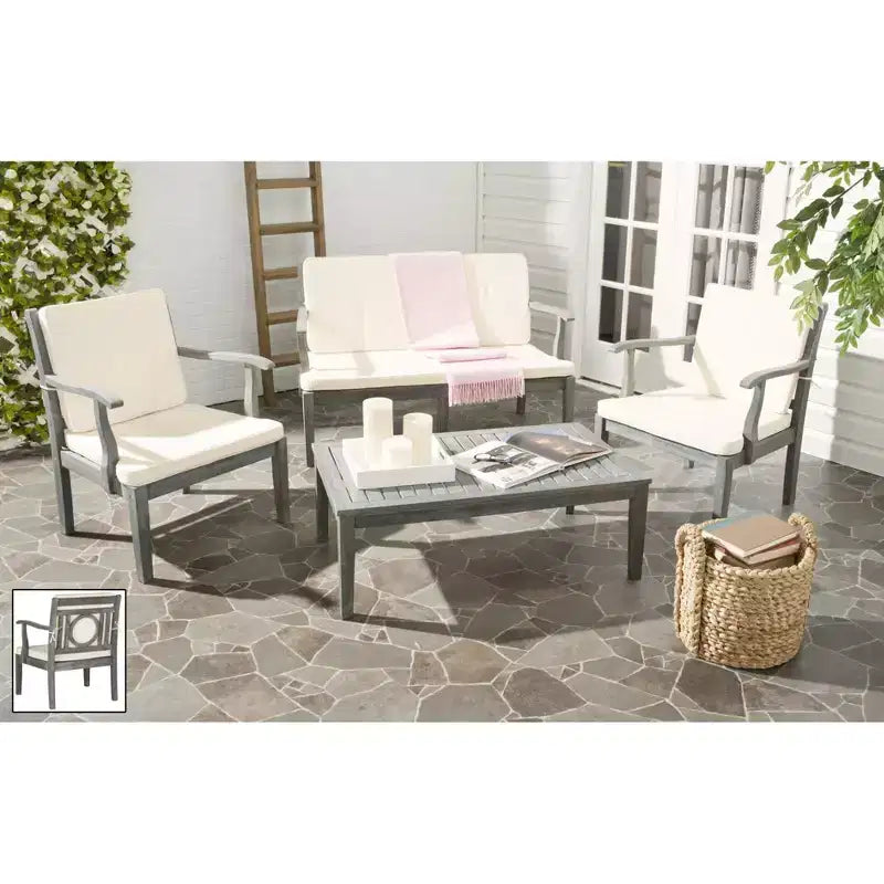 Juego de patio Montclair de 4 piezas - Interior/Exterior - PAT6712 - Safavieh