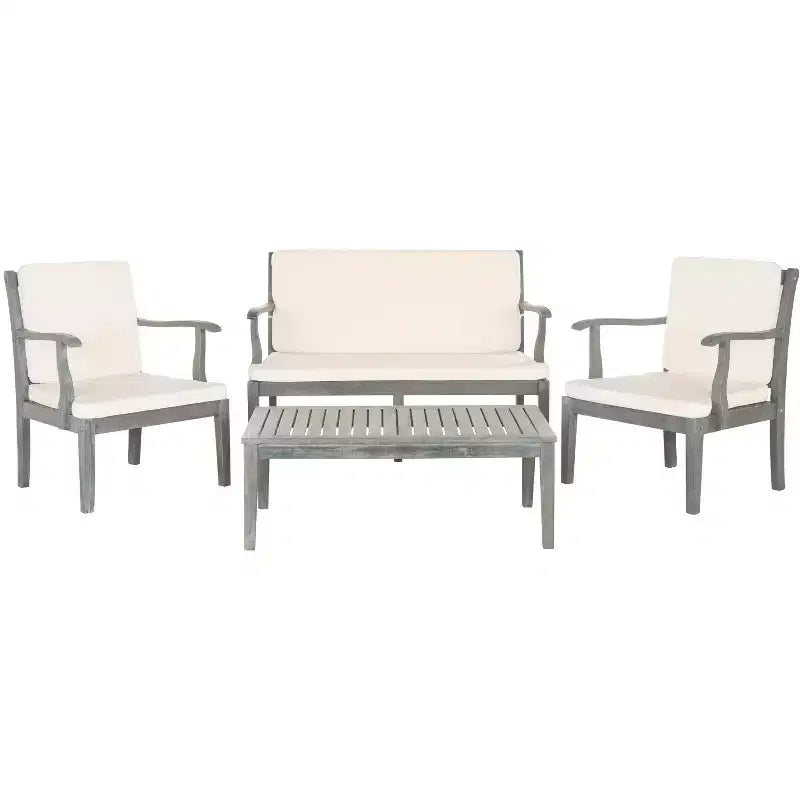 Montclair 4 Piece Patio Set - Indoor/Outdoor - PAT6712 - Safavieh