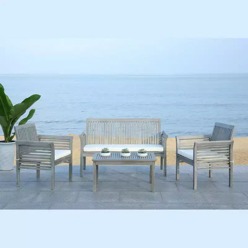 Juego de patio Carson de 4 piezas - Interior/exterior - PAT7005 - Safavieh