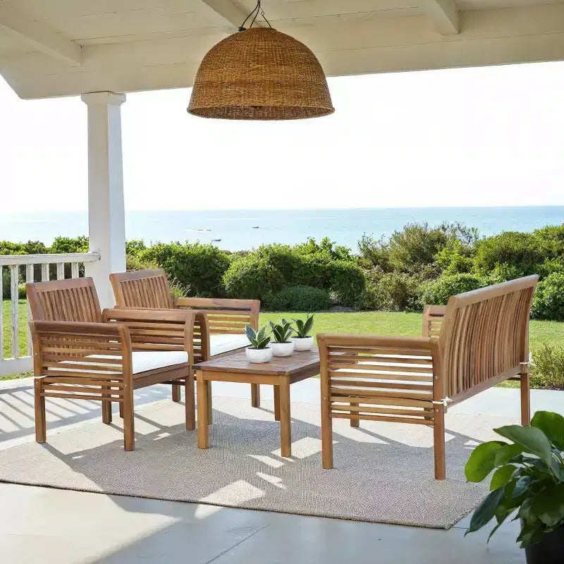 Juego de patio Carson de 4 piezas - Interior/exterior - PAT7005 - Safavieh