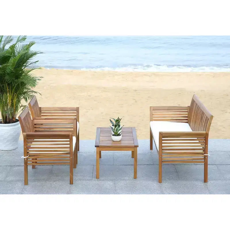 Juego de patio Carson de 4 piezas - Interior/exterior - PAT7005 - Safavieh