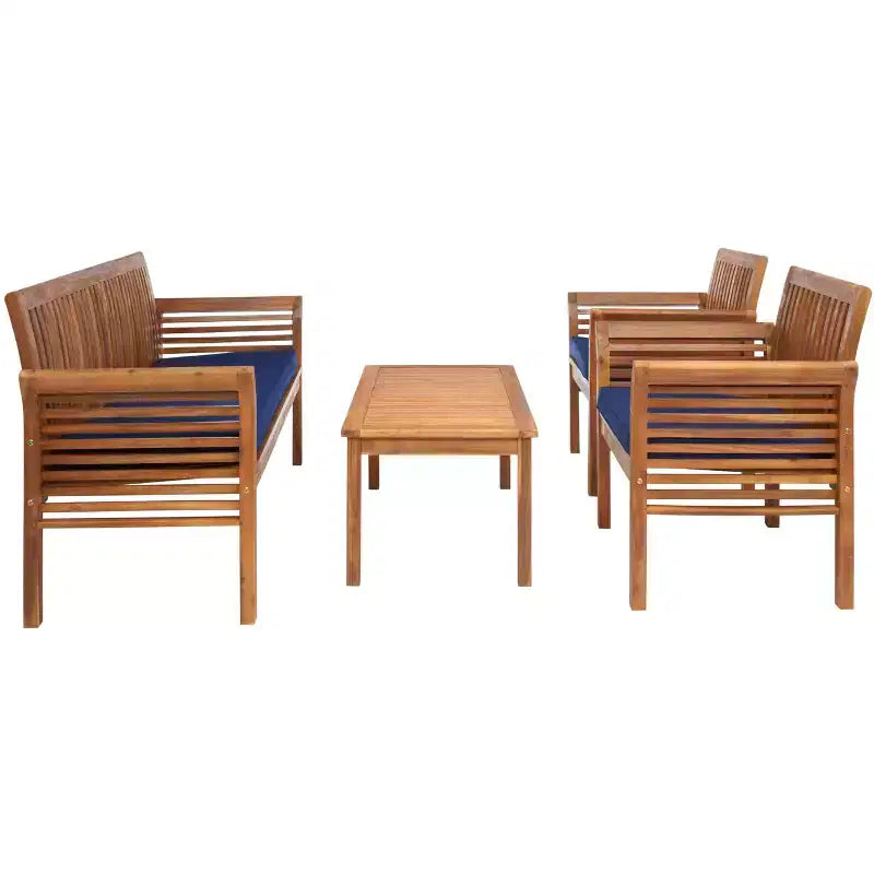 Juego de patio Carson de 4 piezas - Interior/exterior - PAT7005 - Safavieh