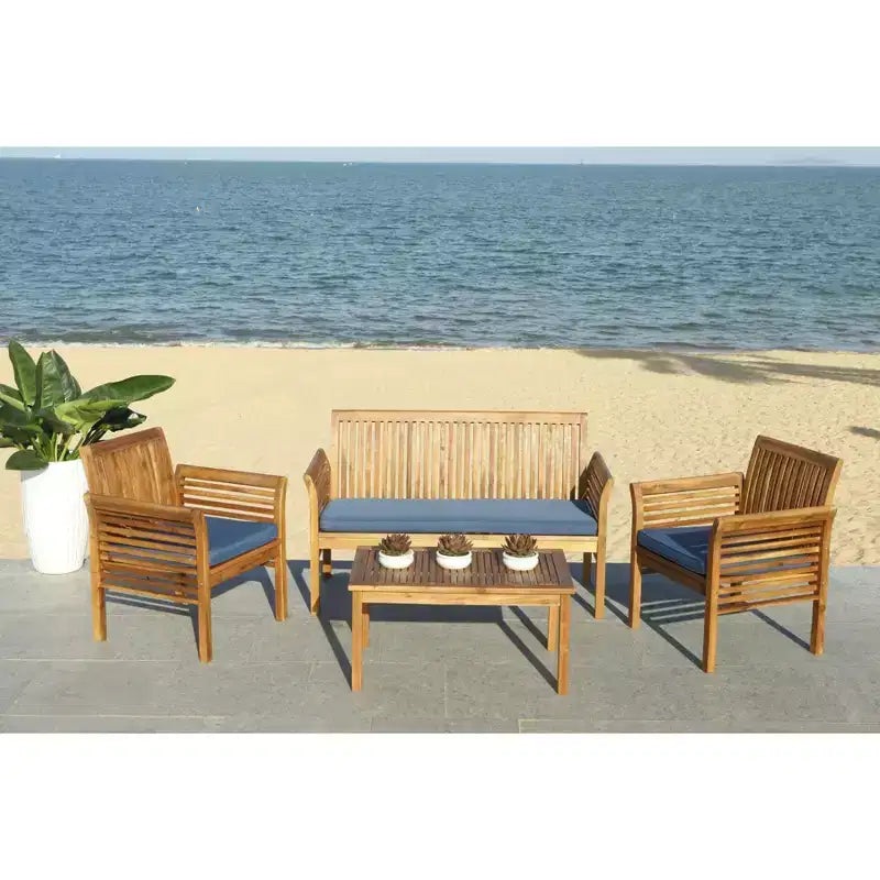 Juego de patio Carson de 4 piezas - Interior/exterior - PAT7005 - Safavieh
