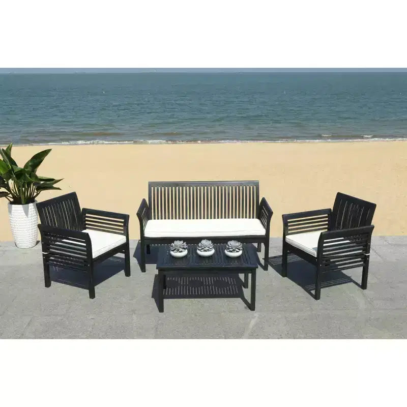 Juego de patio Carson de 4 piezas - Interior/exterior - PAT7005 - Safavieh