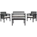 Carson 4 Piece Patio Set - Indoor/Outdoor - PAT7005 - Safavieh