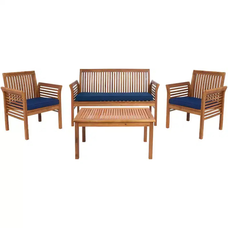 Ensemble de patio 4 pièces Carson - Intérieur/Extérieur - PAT7005 - Safavieh