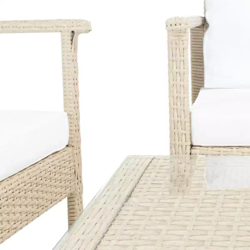 Juego de sala Garnen de 4 piezas - Interior/exterior - PAT7714 - Safavieh