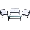 Garnen 4 Piece Living Set - Indoor/Outdoor - PAT7714 - Safavieh