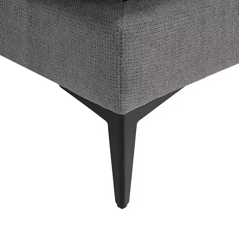 Minimalist 3 Seater L Shaped Sectional Sofa Reverisble Lounge Chaise for Living Room - Morden Fort