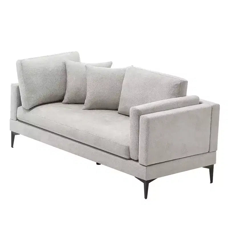 Minimalist 3 Seater L Shaped Sectional Sofa Reverisble Lounge Chaise for Living Room - Morden Fort