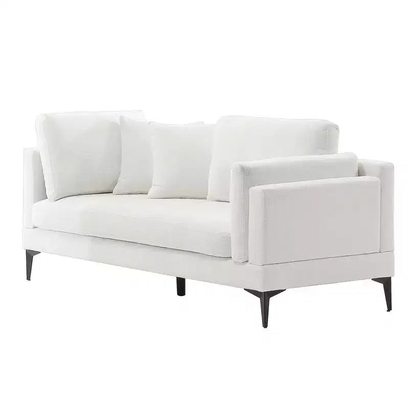 Minimalist 3 Seater L Shaped Sectional Sofa Reverisble Lounge Chaise for Living Room - Morden Fort