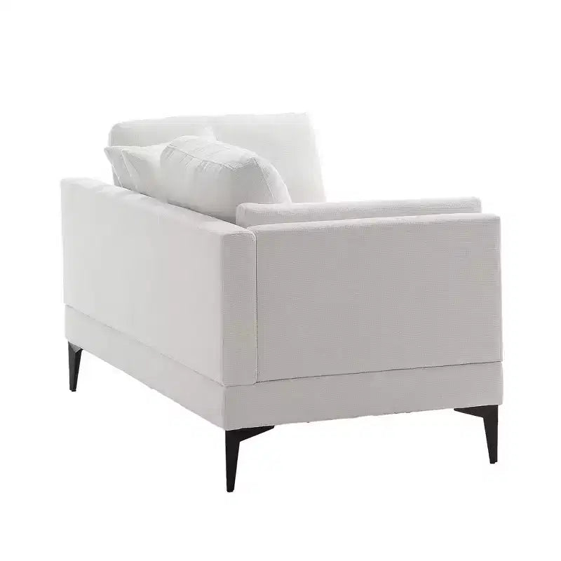 Minimalist 3 Seater L Shaped Sectional Sofa Reverisble Lounge Chaise for Living Room - Morden Fort