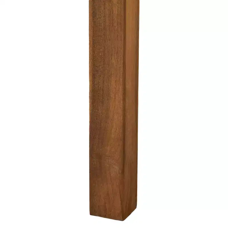 GDFStudio Abena Juego de conversación de 4 plazas para exteriores de madera de acacia con cojines, teca y crema