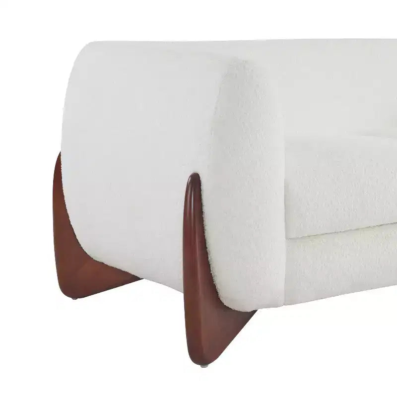 Christopher Knight Home Emma 2 Pieces Living Room Boucle Upholstered Sofa Set, Beige
