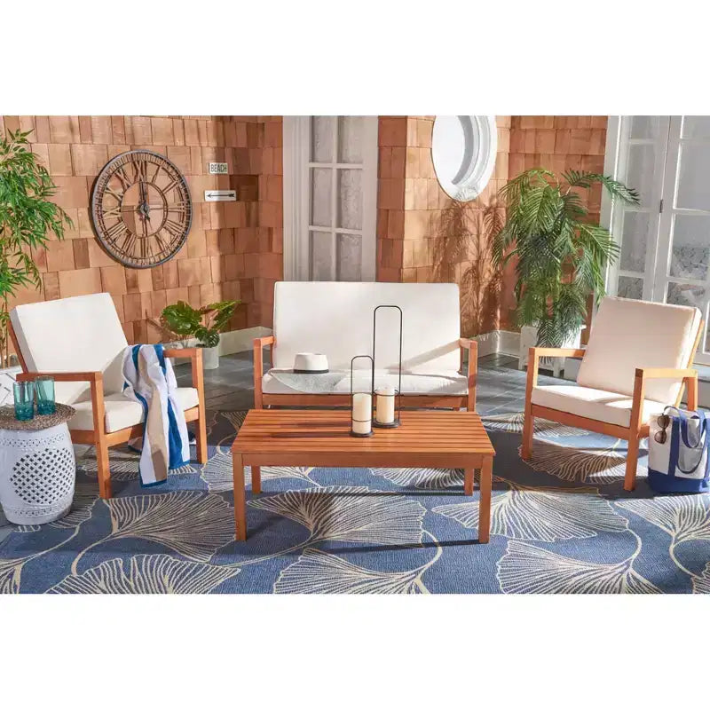 Juego de sala Larence de 4 piezas - Interior/Exterior - PAT7068 - Safavieh
