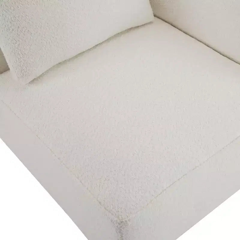 Christopher Knight Home Evelyn 4 Seater Upholstered Modular Sofa with Pillows, Beige/Brown